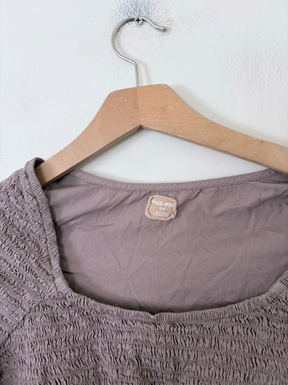 Free people Tropical Vibes Top ruched elegant ruffle S - Picture 6 of 8